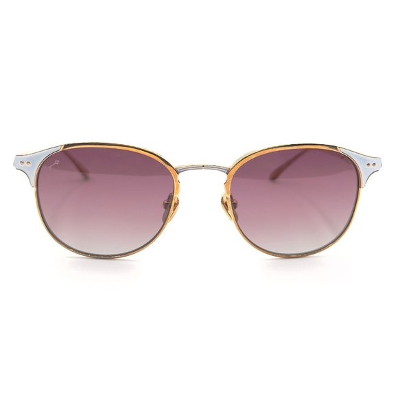 Leisure Society Women's Sunglasses Antibes Color Rose Gold/White New  - Picture 1 of 6